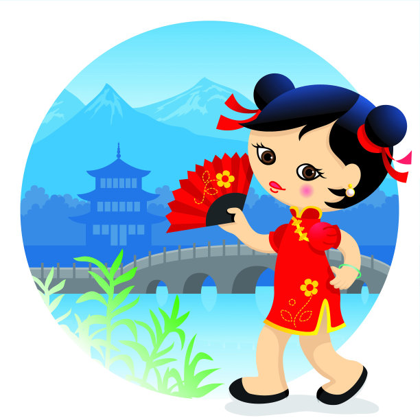 中国可爱女孩图片下载