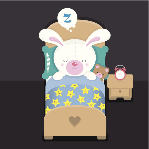 做个好梦，可爱的小兔子图片下载