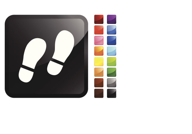 鞋印互联网版税免费矢量艺术图片下载