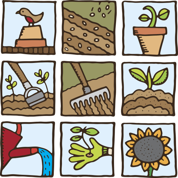 园艺和园艺图标图片下载