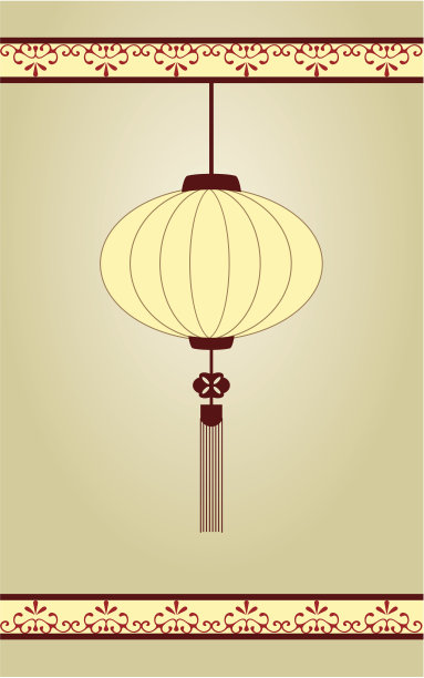 金色背景的灯笼图片下载