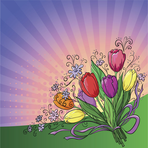 花的背景,郁金香图片下载