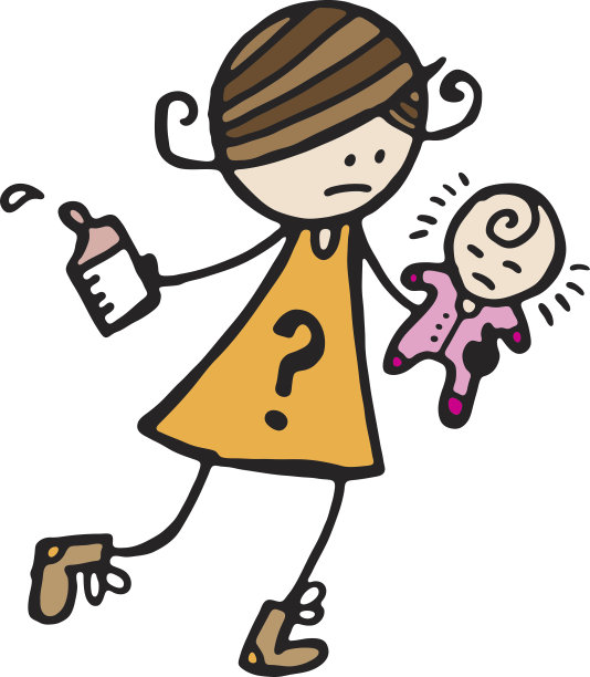 关心孩子的女人图片下载