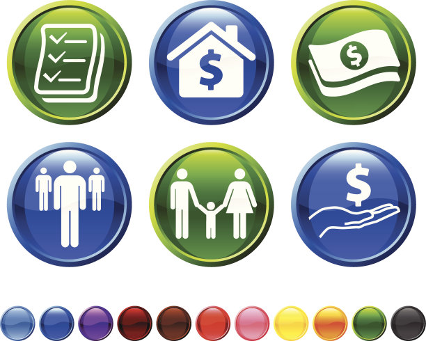 联邦援助版税免费矢量图标集图片下载