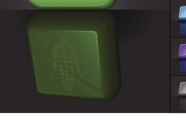 玉米3D按键设计图片下载