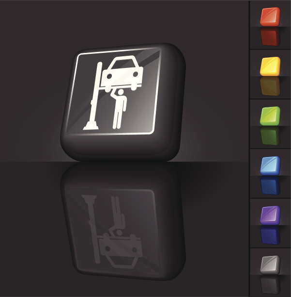 汽车修理工3D按键设计图片下载