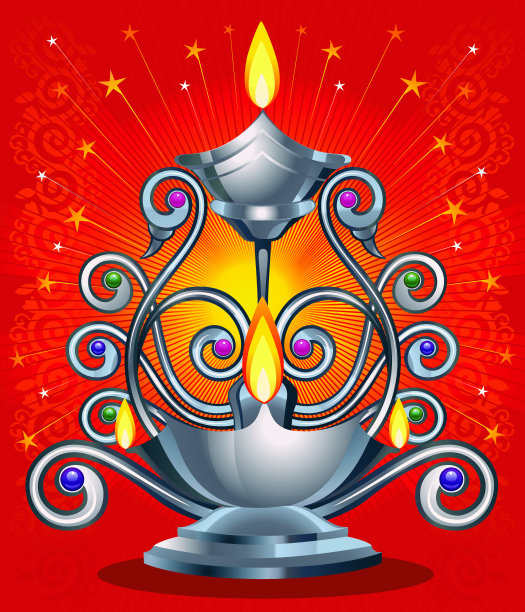 排灯节横幅图片下载