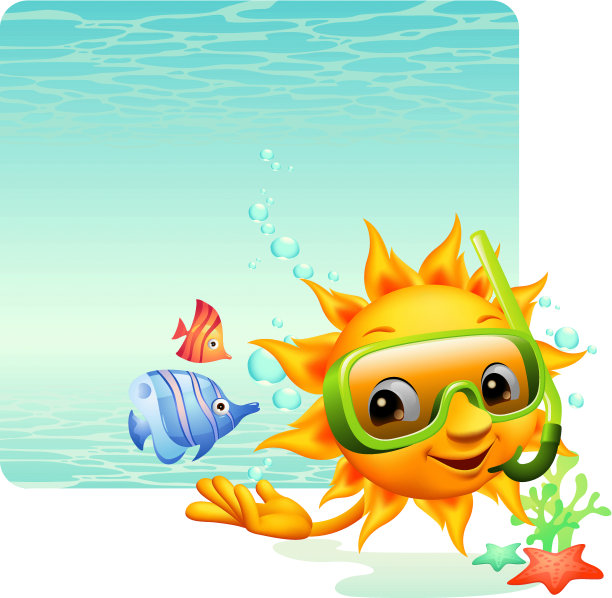 微笑的太阳-浮潜图片下载