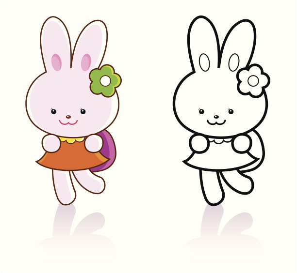 可爱的兔子图片下载