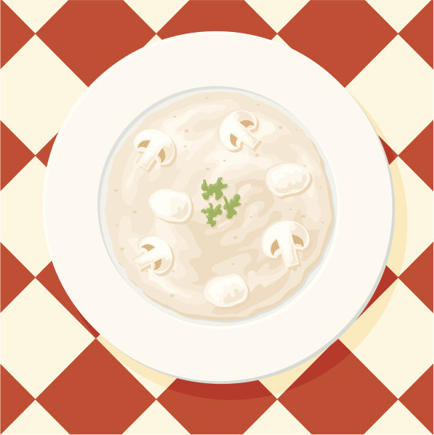 奶油蘑菇汤图片下载