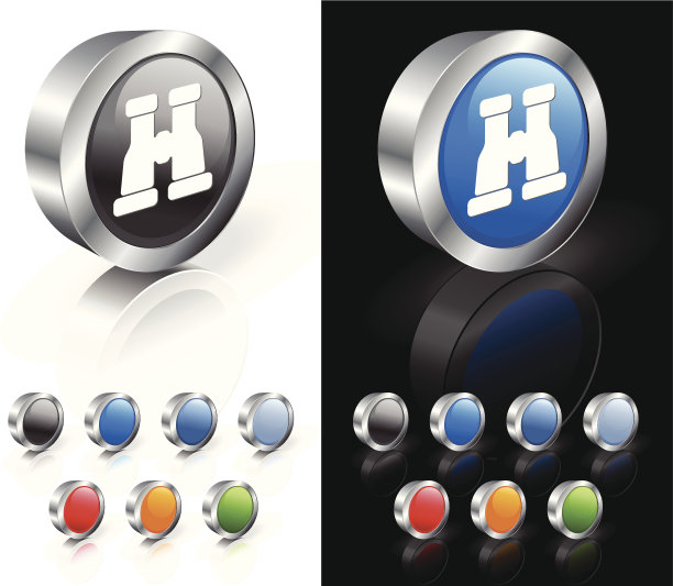 望远镜3D版税免费矢量艺术图片下载