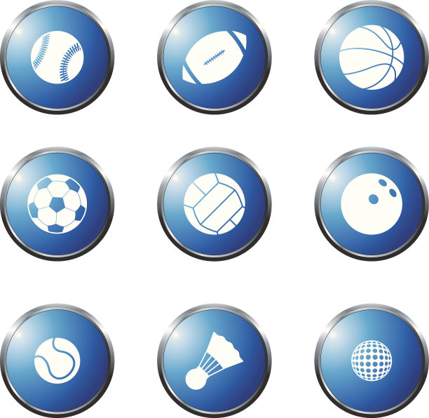 一个电脑图标，如果一个体育球图片下载