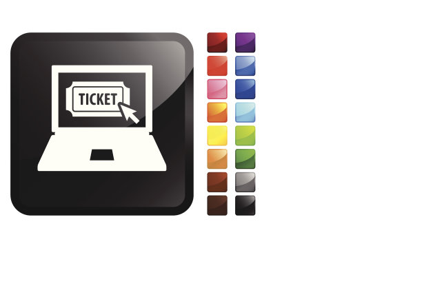 网上售票图标上的贴纸图片下载