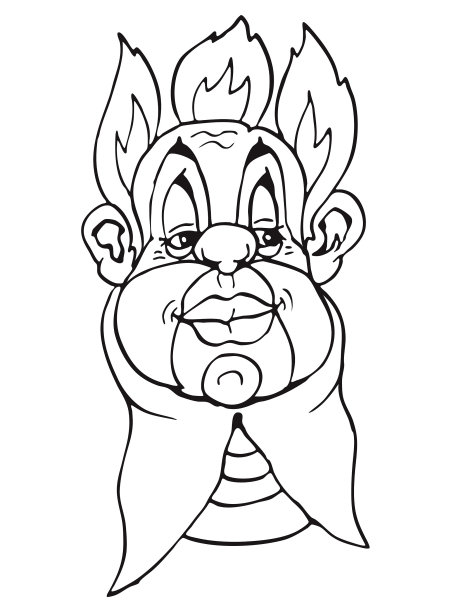 小丑的脸图片下载