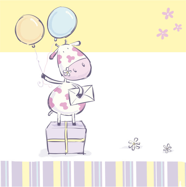 生日牛图片下载