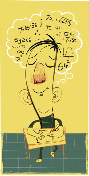 马克喜欢数学图片下载
