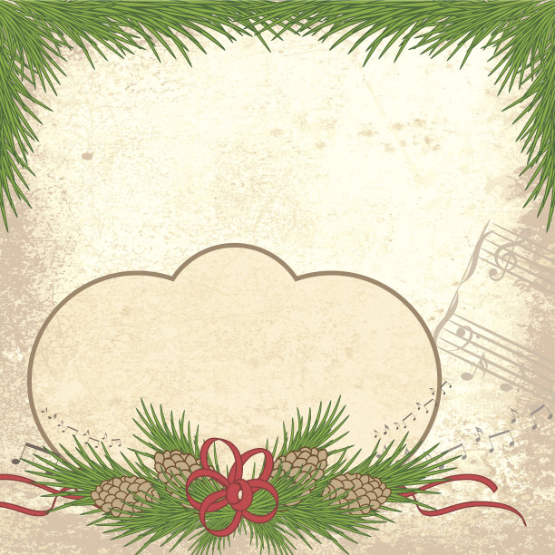 素描风格的假日剪贴簿页面图片下载