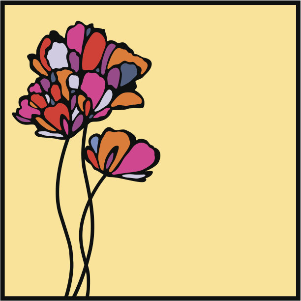 五颜六色的鲜花图片下载