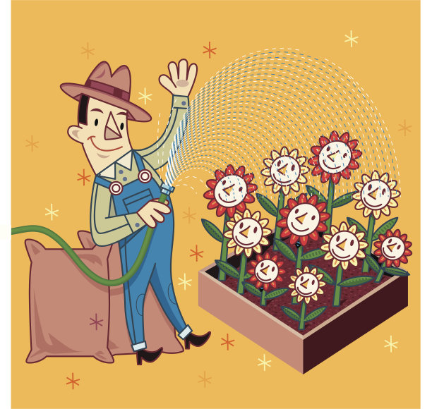 农民洒图片下载