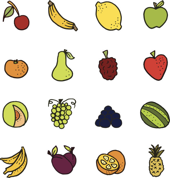 手绘的水果图片下载