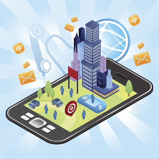 城市在你的智能手机里图片下载