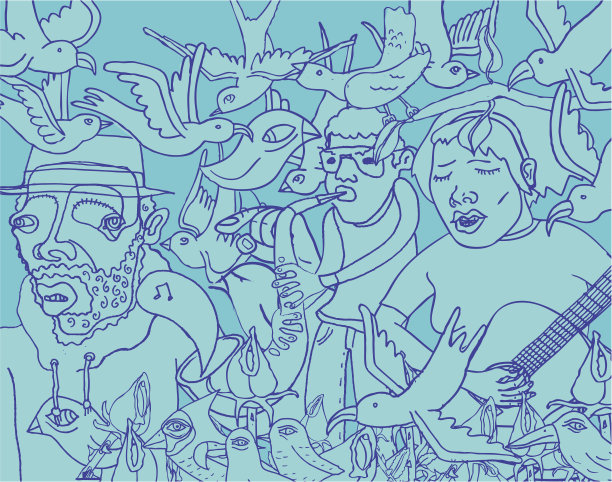 闭上眼睛想象图片下载