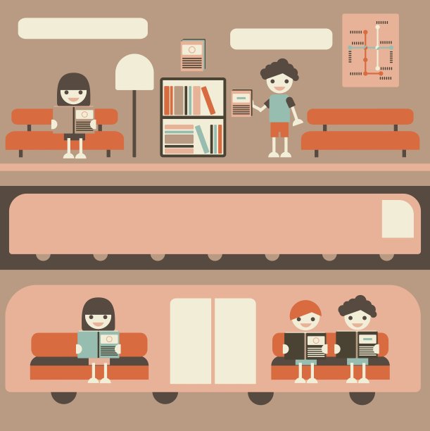 概念:阅读中运输图片下载