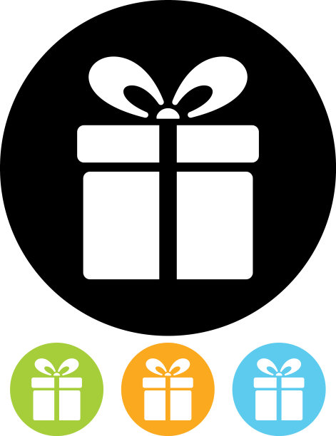 礼品盒-矢量图标图片下载