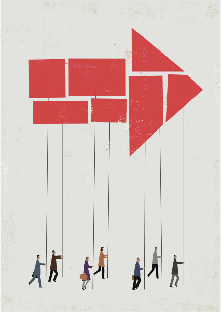 一个方向素材图片