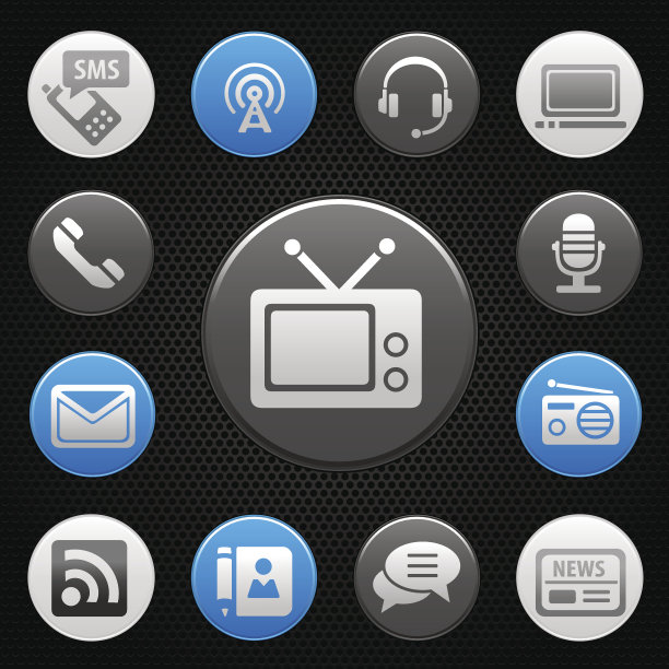 烤架上的信息图标图片下载