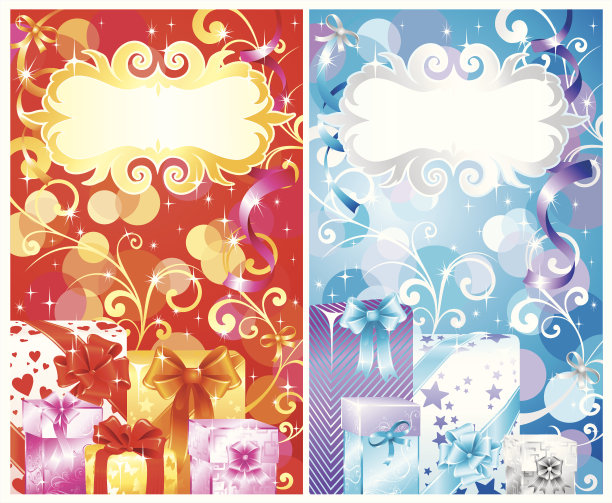 节日礼盒和包装套装图片下载