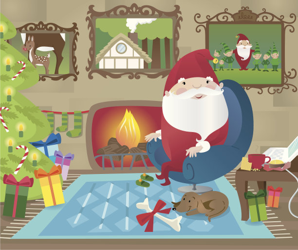 圣诞快乐!:-）图片下载