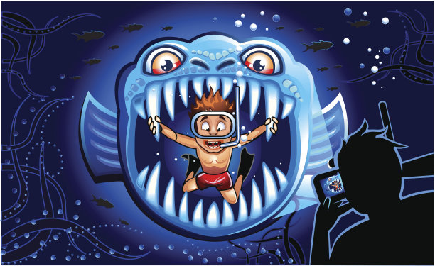 极端的水下摄影图片下载