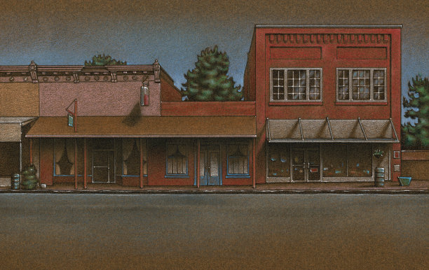 美国小镇背景图片下载