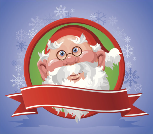 圣诞老人和礼物图片下载