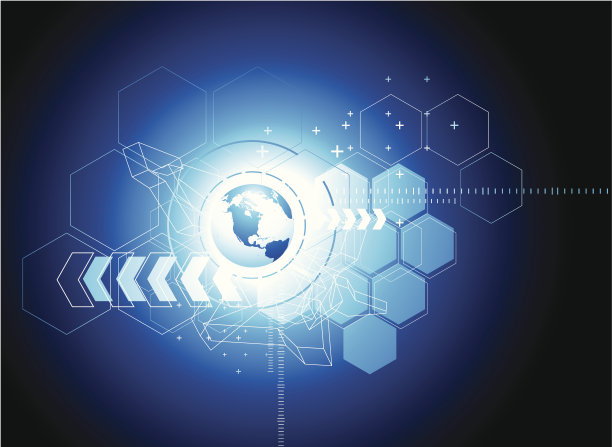 抽象的蓝色背景图片下载