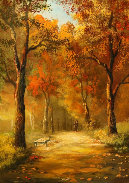 浪漫的散步图片下载