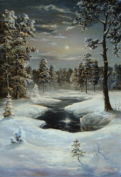 冬天的晚上图片下载