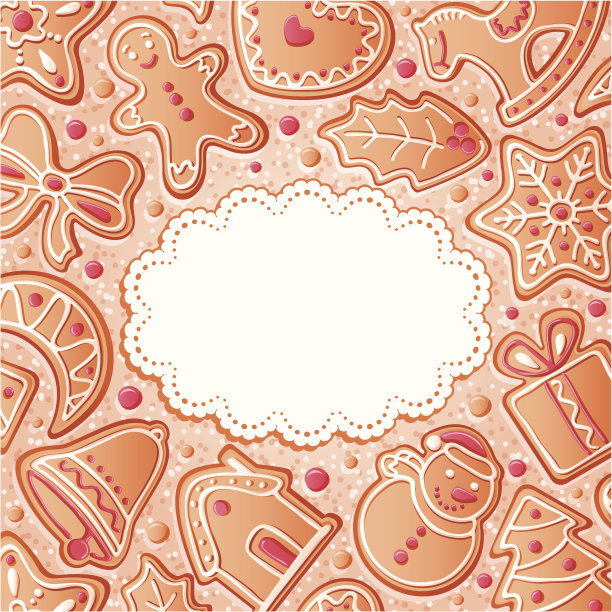 姜饼背景图片下载