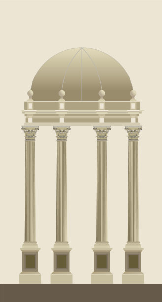 科林斯柱式的寺庙图片下载