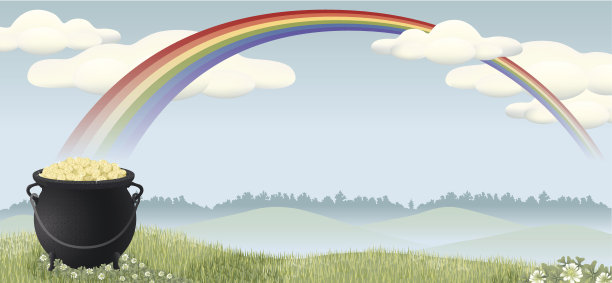 金壶景观与彩虹图片下载