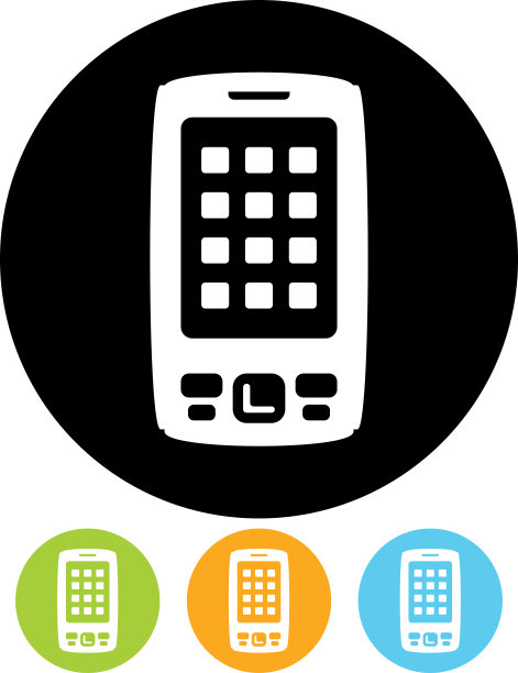 矢量图标-移动电话图片下载