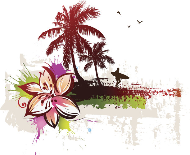 热带海滩图片下载