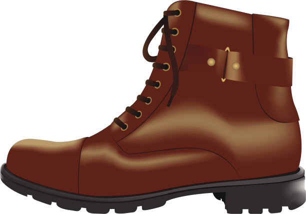 棕色的靴子图片下载
