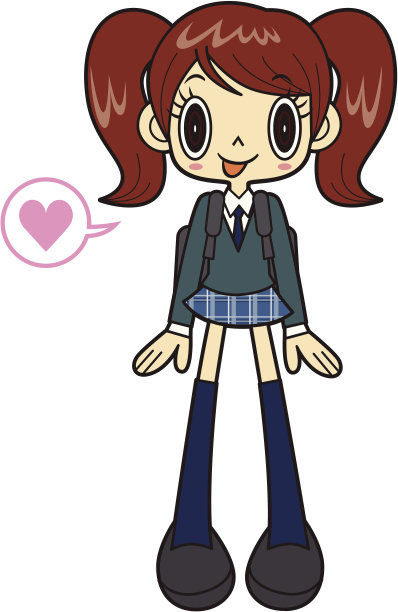 学校的女孩图片下载