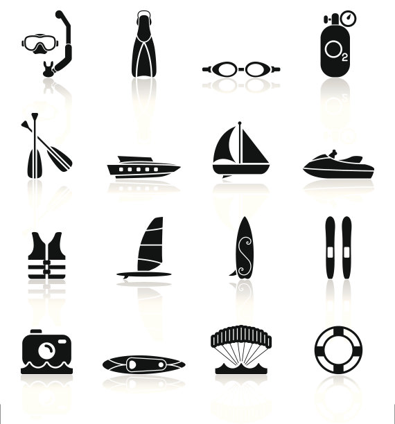 水上运动器材-简单的收集图片下载