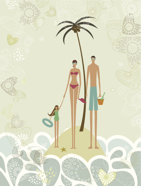 家庭度假图片下载