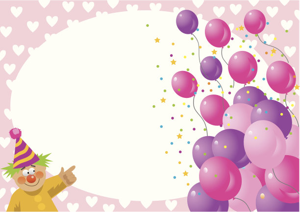 粉色的气球图片下载