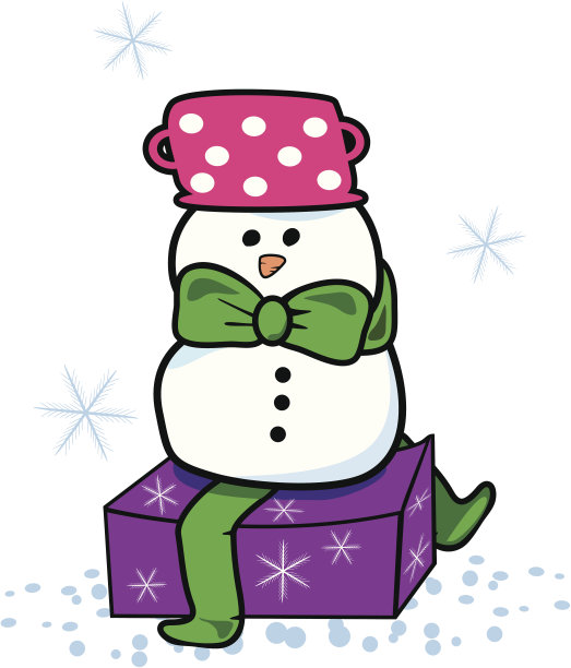 雪人在盒子里图片下载
