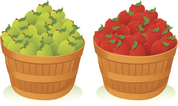 苹果的篮子图片下载